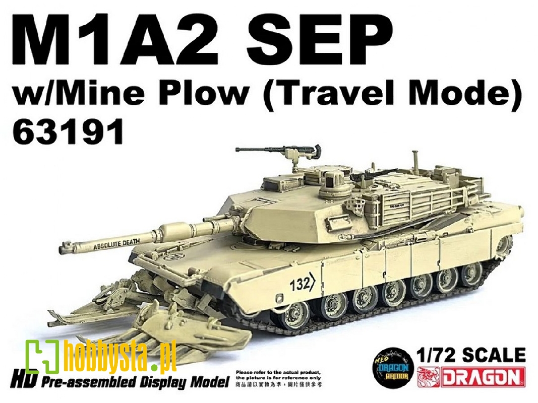 M1a2 Sep W/ Mine Plow (Travel Mode) - zdjęcie 1 M1a2 Sep W/ Mine Plow (Travel Mode) - zdjęcie 1