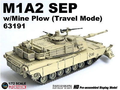 M1a2 Sep W/ Mine Plow (Travel Mode) - zdjęcie 2