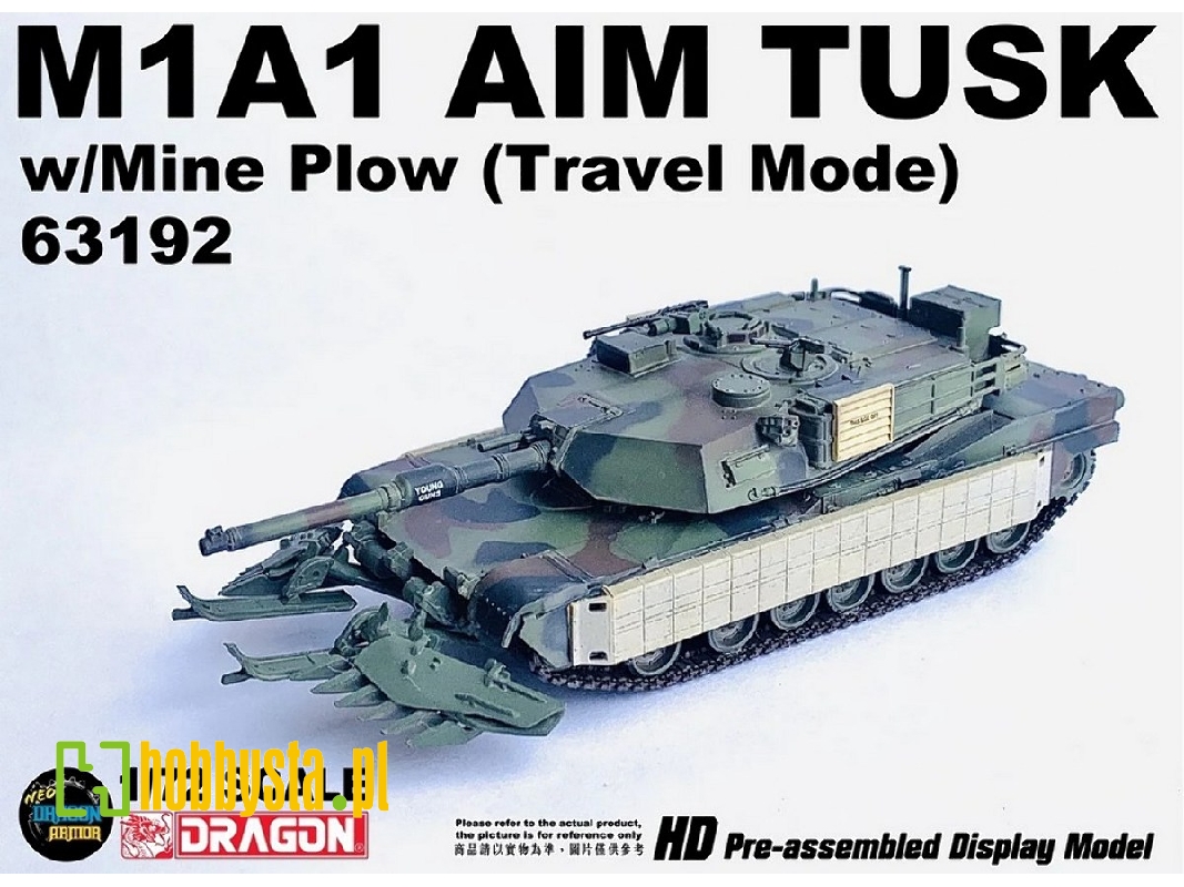 M1a1 Aim W/ Mine Plow (Travel Mode) - zdjęcie 1 M1a1 Aim W/ Mine Plow (Travel Mode) - zdjęcie 1