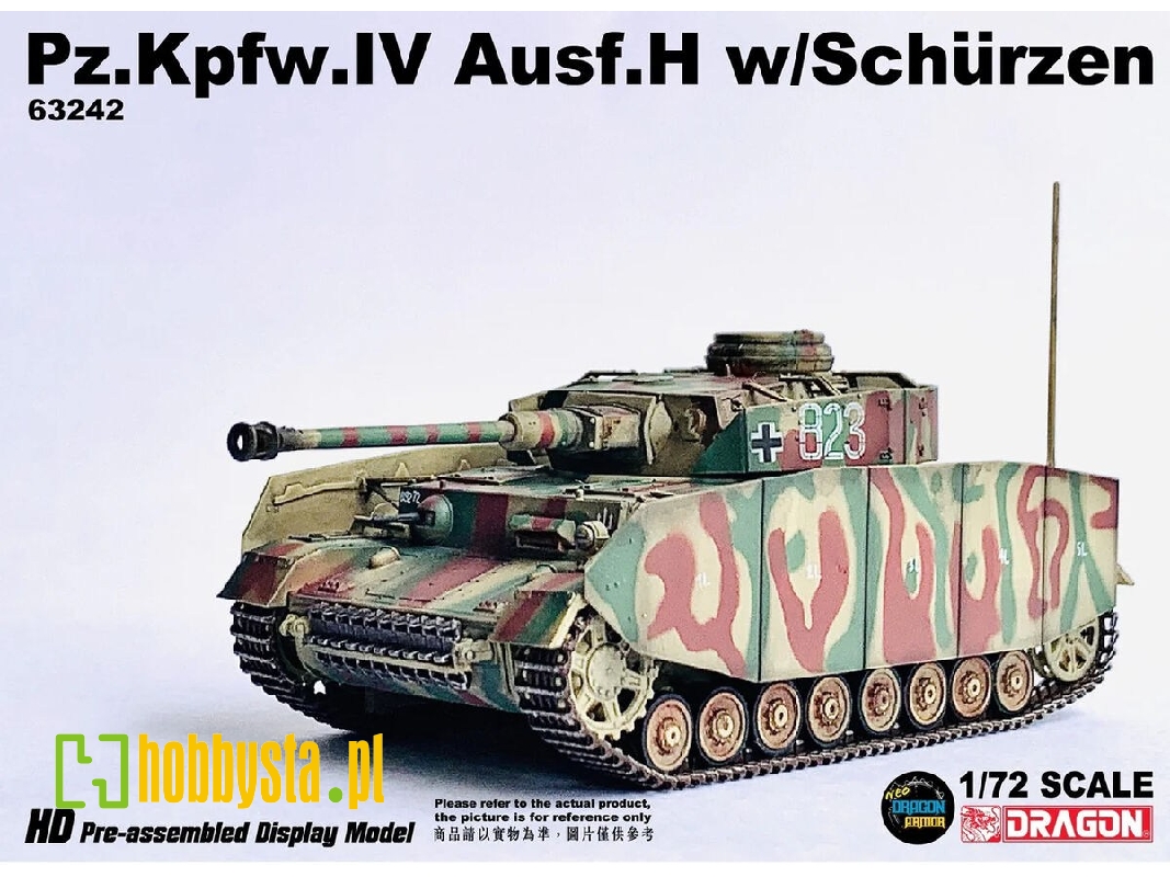Pz.Kpfw. Iv Ausf. H With Shürzen - 2nd Pz.Div., Normandy 1944 - zdjęcie 1 Pz.Kpfw. Iv Ausf. H With Shürzen - 2nd Pz.Div., Normandy 1944 - zdjęcie 1