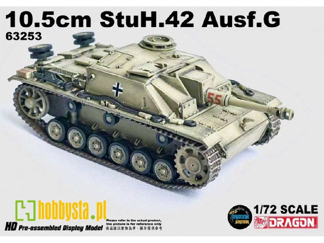 10,5cm Stuh.42 Ausf.G, Pz.Reg. Hermann Göring, Italy 1944 - zdjęcie 1 10,5cm Stuh.42 Ausf.G, Pz.Reg. Hermann Göring, Italy 1944 - zdjęcie 1