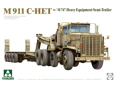 M911 C-het With M747 Heavy Equipment Semi-trailer - zdjęcie 1