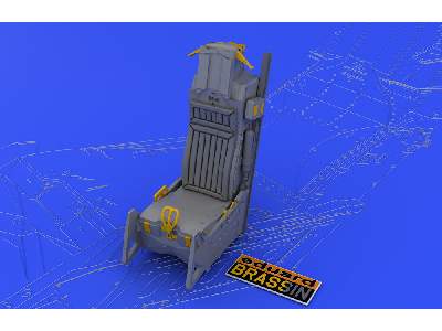  F-16 seat 1/48 - Kinetic - żywica i blaszki - zdjęcie 2