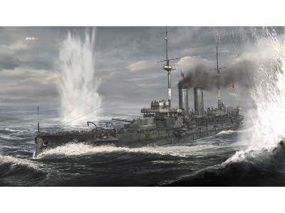 Ijn Battleship Mikasa 'the Battle Of The Japan Sea 1905' With Figures - zdjęcie 2