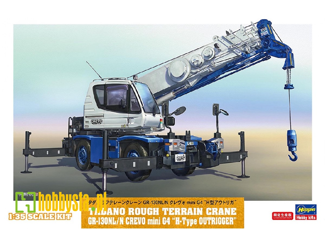 Tadano Rough Terrain Crane Gr-130nl/N Crevo Mini G4 'h-type Outrigger' - zdjęcie 1 Tadano Rough Terrain Crane Gr-130nl/N Crevo Mini G4 'h-type Outrigger' - zdjęcie 1