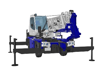 Tadano Rough Terrain Crane Gr-130nl/N Crevo Mini G4 'h-type Outrigger' - zdjęcie 7