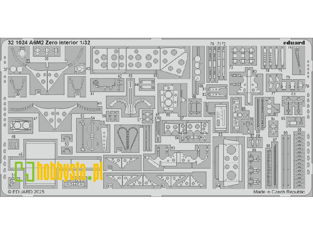 A6M2 Zero interior 1/32 - TAMIYA - zdjęcie 1 A6M2 Zero interior 1/32 - TAMIYA - zdjęcie 1