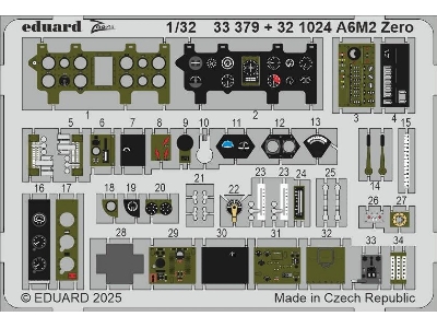 A6M2 Zero interior 1/32 - TAMIYA - zdjęcie 2