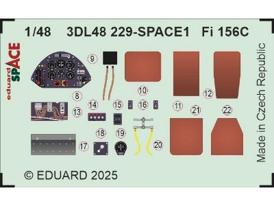 Fi 156C SPACE 1/48 - TAMIYA - zdjęcie 4