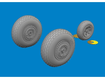 B-26G wheels 1/48 - ICM - zdjęcie 1