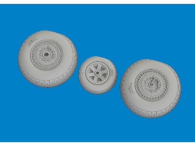 B-26G wheels 1/48 - ICM - zdjęcie 3