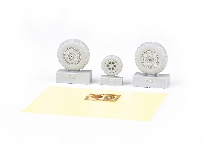 B-26G wheels 1/48 - ICM - zdjęcie 4