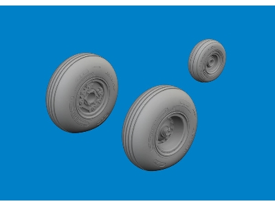 UH-60 wheels 1/48 - ICM - zdjęcie 1