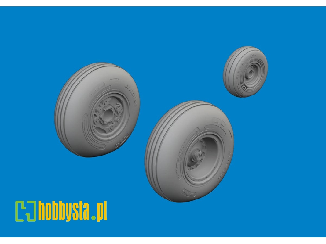 UH-60 wheels 1/48 - ICM - zdjęcie 1