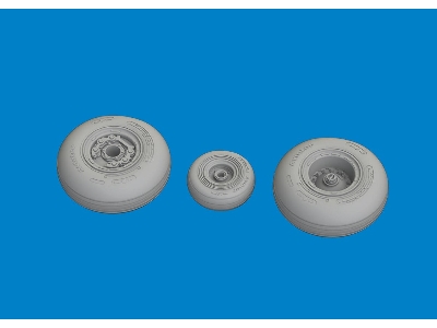UH-60 wheels 1/48 - ICM - zdjęcie 3