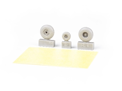 UH-60 wheels 1/48 - ICM - zdjęcie 4