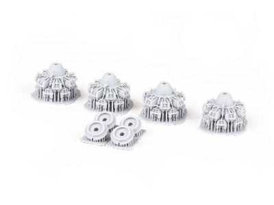 B-24D engines PRINT 1/48 - HOBBY BOSS - zdjęcie 4