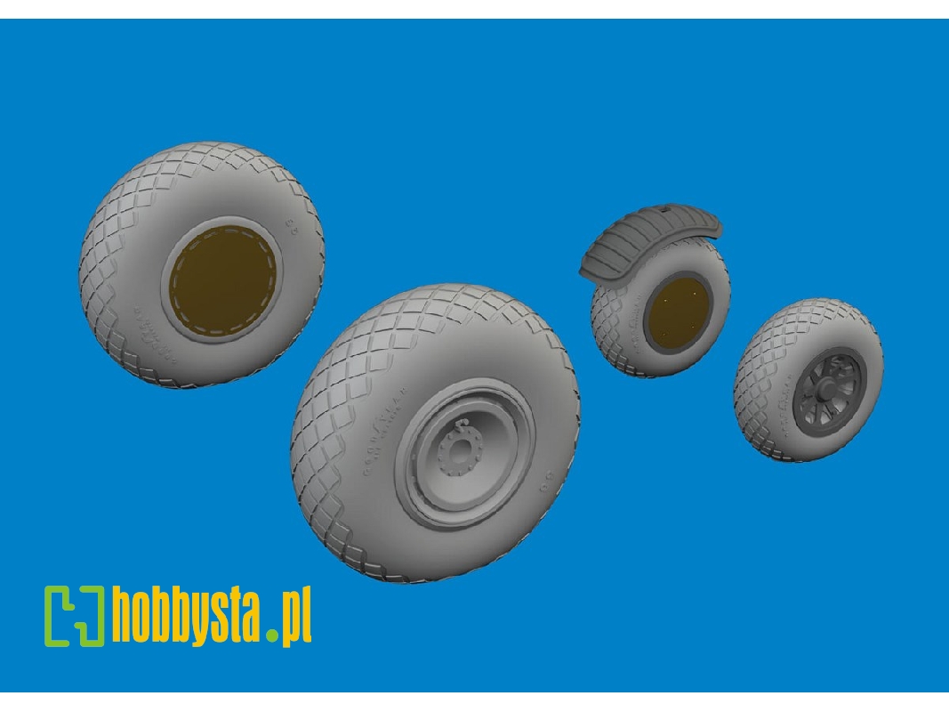 B-24D wheels 1/48 - HOBBY BOSS - zdjęcie 1 B-24D wheels 1/48 - HOBBY BOSS - zdjęcie 1