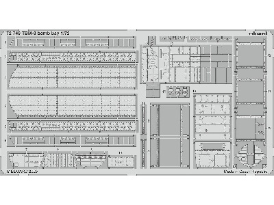 TBM-3 bomb bay 1/72 - HOBBY BOSS - zdjęcie 1