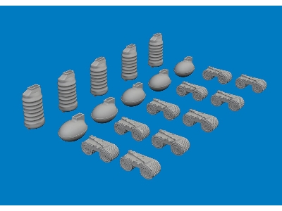 MG 15 magazines & case catchers PRINT 1/32 - zdjęcie 1