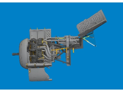 Fw 190A-6 engine & fuselage guns 1/48 - EDUARD - zdjęcie 2