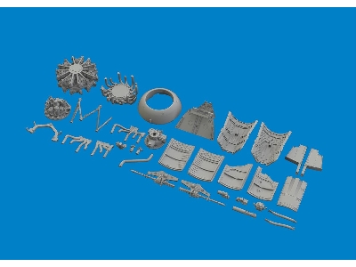 Fw 190A-6 engine & fuselage guns 1/48 - EDUARD - zdjęcie 4