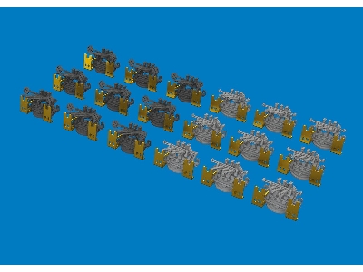 IJN Type 96 25mm AA gun (triple) PRINT 1/350 - zdjęcie 1