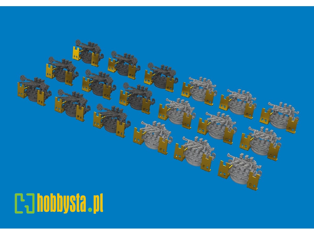IJN Type 96 25mm AA gun (triple) PRINT 1/350 - zdjęcie 1 IJN Type 96 25mm AA gun (triple) PRINT 1/350 - zdjęcie 1