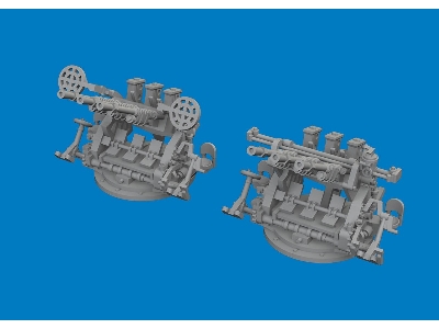 IJN Type 96 25mm AA gun (triple) PRINT 1/350 - zdjęcie 3