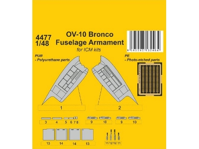 Ov-10 Bronco Fuselage Armament (For Icm) - zdjęcie 1
