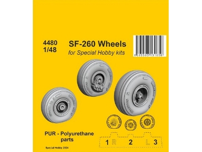 Sf-260 Wheels (For Special Hobby Kits) - zdjęcie 1