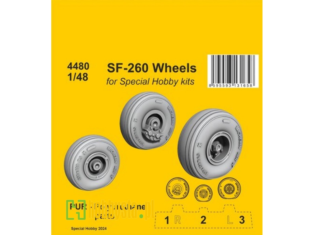 Sf-260 Wheels (For Special Hobby Kits) - zdjęcie 1 Sf-260 Wheels (For Special Hobby Kits) - zdjęcie 1