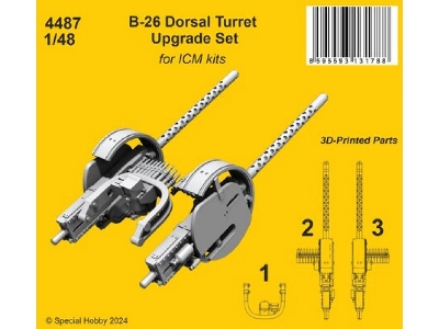 B-26 Dorsal Turret Upgrade Set (For Icm) - zdjęcie 1