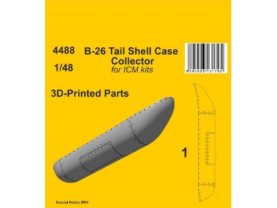 B-26 Tail Shell Case Collector (For Icm Kits) - zdjęcie 1