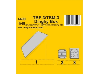 Tbf-3/Tbm-3 Dinght Box (For Accurate Models, Italeri And Academy) - zdjęcie 1