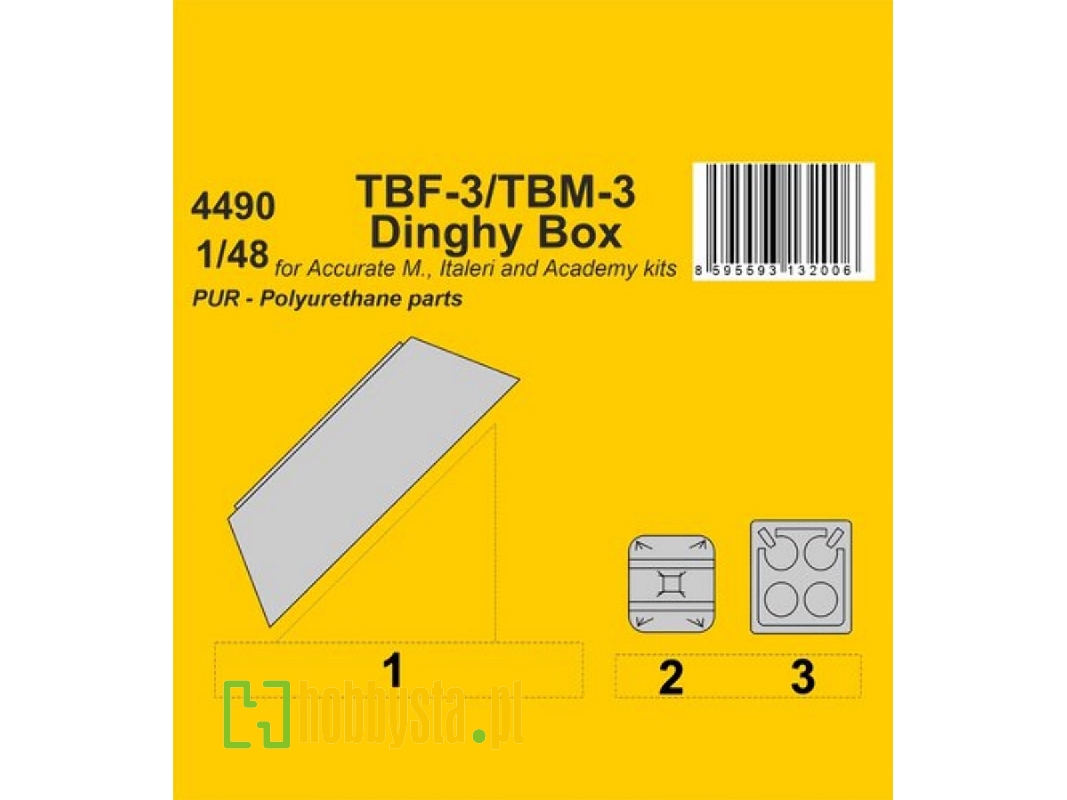 Tbf-3/Tbm-3 Dinght Box (For Accurate Models, Italeri And Academy) - zdjęcie 1 Tbf-3/Tbm-3 Dinght Box (For Accurate Models, Italeri And Academy) - zdjęcie 1