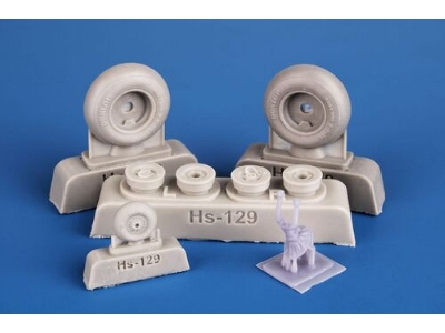 Henschel Hs 129b Wheels (For Hasegawa/Hobby 2000) - zdjęcie 3