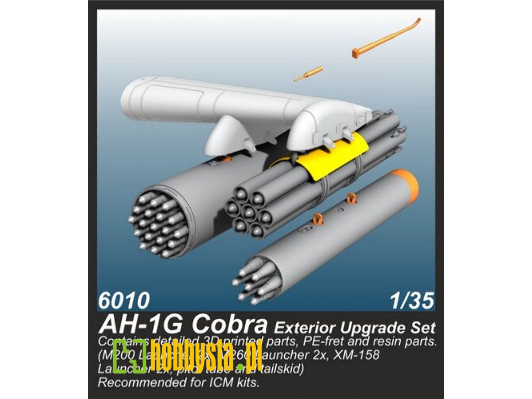 Ah-1g Cobra Exterior Upgrade Set (For Icm Kits) - zdjęcie 1 Ah-1g Cobra Exterior Upgrade Set (For Icm Kits) - zdjęcie 1