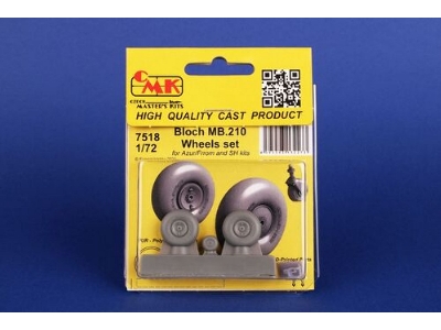Bloch Mb.210 Wheels Set (For Azur/Frrom, Special Hobby) - zdjęcie 2