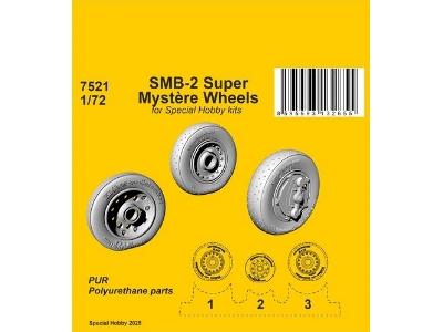 Smb-2 Super Myst&#232;re Wheels (For Special Hobby) - zdjęcie 1