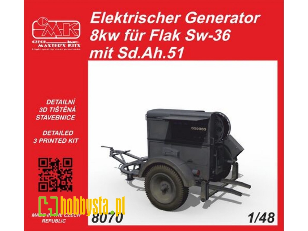 Elektrischer Generator 8kw Fur Flak Sw-36 Mit Sd.Ah.51 - zdjęcie 1