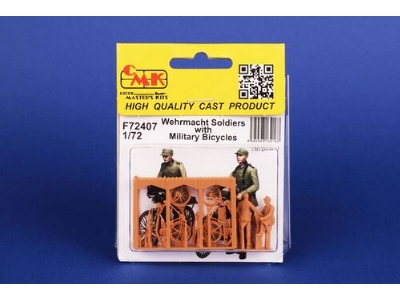 Wehrmacht Soldiers With Military Bicycles - zdjęcie 2