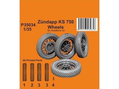 ZĂĽndapp Ks 750 Wheels (For Academy) - zdjÄ™cie 1