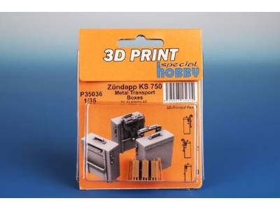 Zündapp Ks 750 Metal Transport Boxes (For Academy) - zdjęcie 2