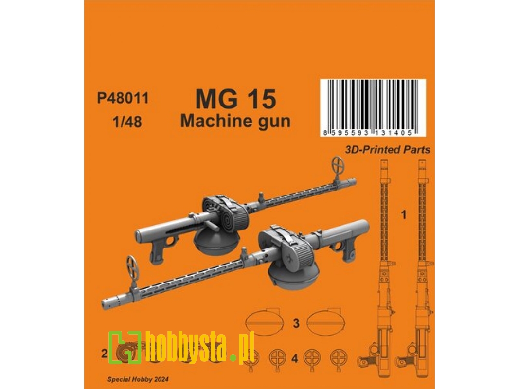 Mg 15 Machine Gun (2pcs) - zdjęcie 1 Mg 15 Machine Gun (2pcs) - zdjęcie 1