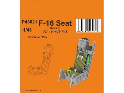 F-16 Seat (Aces Ii) (For Tamiya) - zdjęcie 1