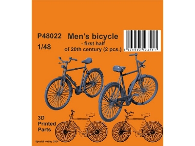 Men's Bicycle - First Half Of 20th Century (2pcs) - zdjęcie 1