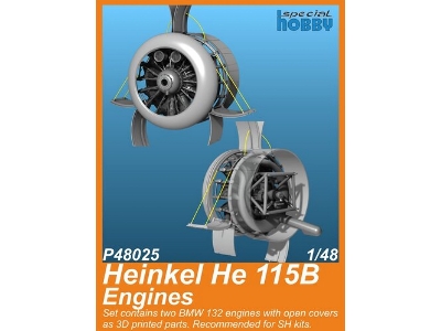 Heinkel He 115b Engines (For Special Hobby) - zdjęcie 1