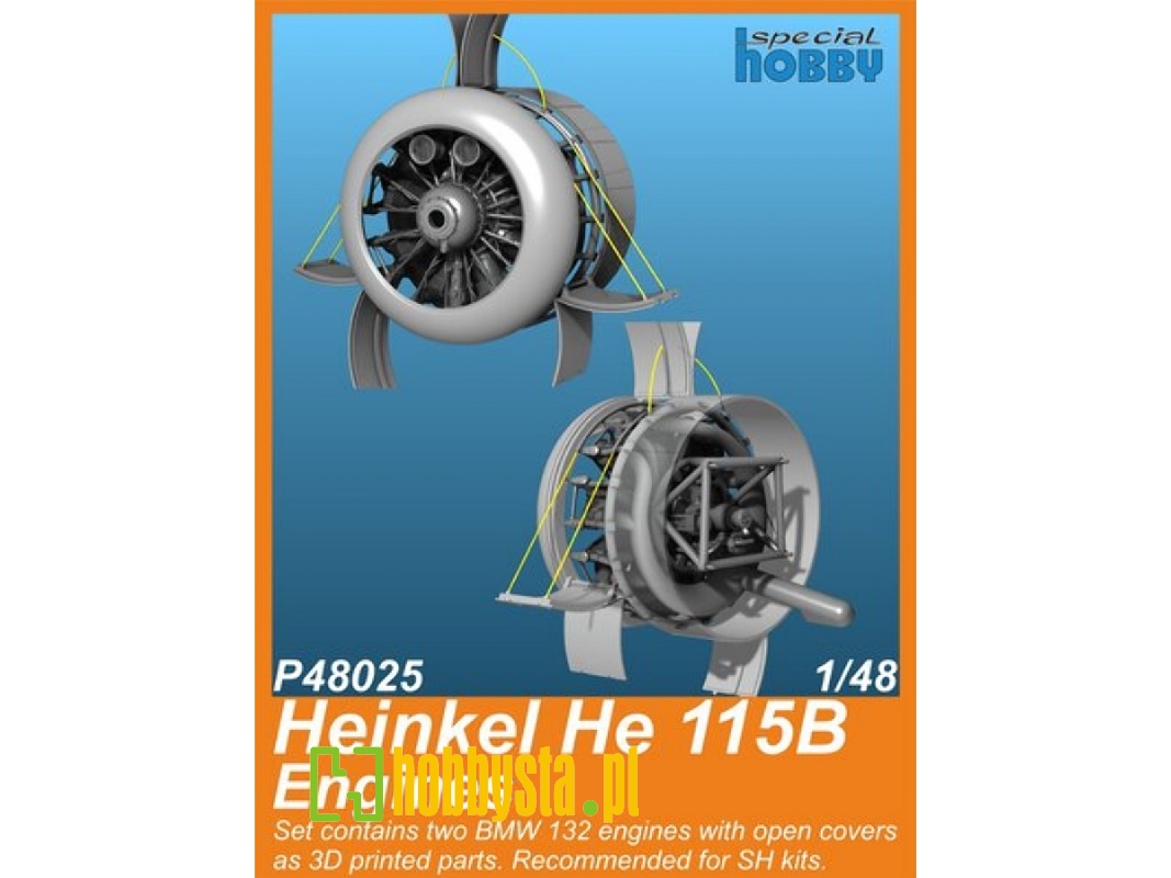 Heinkel He 115b Engines (For Special Hobby) - zdjęcie 1 Heinkel He 115b Engines (For Special Hobby) - zdjęcie 1
