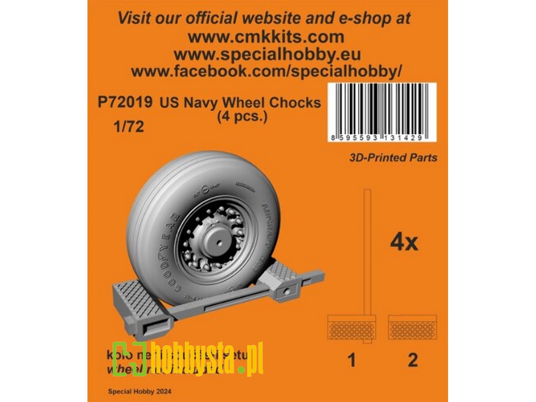 Us Navy Wheel Chocks (4pcs) (Wheel Not Included) - zdjęcie 1 Us Navy Wheel Chocks (4pcs) (Wheel Not Included) - zdjęcie 1